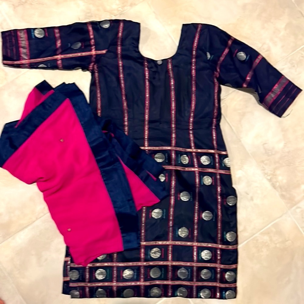 Salwar Kameez Indian Outfit Dress and Pants - Picture 4 of 7